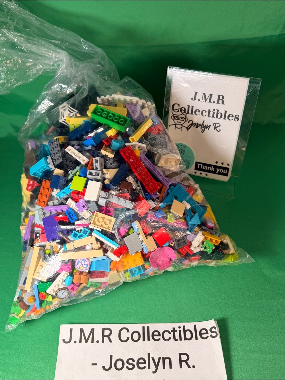 4lb Lego Bulk Lot: Assorted Bricks, Mini-figures used 4 Figure - Picture 1 of 15
